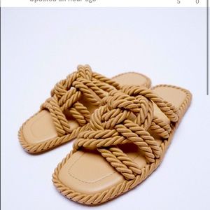 Zara Rope Sandals - NWOT